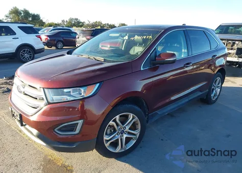 2015 Ford Edge Titanium from USA, damaged, VIN 2FMTK3K83FBC20232